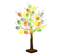 Easter Tree with LED Lighting as Decoration for the Desk - 60 cm Easter Tree Decoration with Battery and USB | for Decoration in the Children's Room at the Bedside Table by the Fireplace for