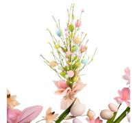 Easter Tree with Ornaments - 45cm Spring Vine Stems | Flower Easter Decorations | for Vase Bouquet Home Living Room Bedroom Fireplace Party Decoration