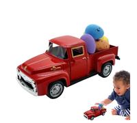 Easter Truck | Vehicle Toy Model with Eggs | Happy Spring Small Truck Decorations, Easter Farmhouse Metal Car Model for Holiday Decor