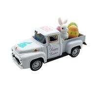 Easter Truck, Vintage Spring Design, 12.5x5x4cm, Easter Bunny Truck, Kids Spring Lorry, Compact Decorative Accent, For Home Nursery And Playroom