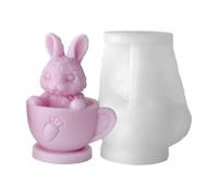 Easter Utensils for DIY Easy Removal - Silicone Easter Rabbit Tea | For Soap Resin Chalk Decor Home Spring Party
