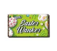 Easter Wanker Chocolate Bar with Novelty Joke Wrapper - Funny Rude Gift Easter (Chocolate Included)