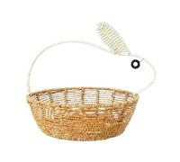 Easter Wicker Rabbit Wicker Storage Basket,WickerBasket with Handles,Decorative StorageBaskets for Home StorageCollection Gift,Picnics, Easter, Tidying Up (brown)