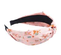 Easter Wide Headband - Women's Knotted Printed Headbands Decor - Knotted Design Hair Styling Accessories for Weddings, Vacations, Datings, Trips, Dances, Parties