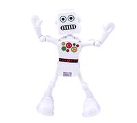 Easter Wind Up Toys, Clockwork Dancing Robot, Fun Interactive Portable Windup Toys for Birthday School Table Classroom Halloween Travel Christmas Party Easter
