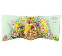 Easter Wishes Eggcellent Blooms Pop Up Easter Greeting Card EPRC003