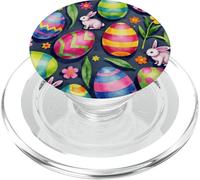 Easter Woodland Animals Spring Watercolor Pattern PopSockets PopGrip for MagSafe