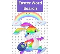 Easter Word Seach Book: A Fun and Relaxing Brain Training Puzzle for Stress Relief, Vocabulary Building, and Mental Sharpness - Large Print for Teens, Adults, and Seniors. 110 Pages.