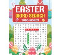 Easter Word Search: 100 Relaxing Easter Themed Word Search Puzzles for Seniors: A Large Print Journey Through Springtime Joy and Brain Health