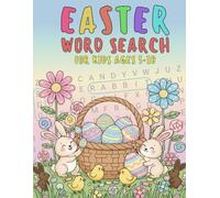 Easter Word Search for Kids Ages 5 - 10: 50 Large Print Word Search Puzzles with Answer Key - Fun Easter Activity Book for Kindergarten to 3rd Grade (Word Search Challenges)