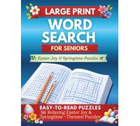 Easter Word Search for Seniors Large Print: 56 Relaxing Easter & Spring-Themed Puzzles with Easy-to-Read Large Print | Fun, Brain-Boosting Activities ... - Large Print Word Search Series for Seniors)