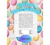 Easter Word Search: Fun Easter Puzzle Book for Kids Ages 6-10 | Large Print Word Search | Holiday Activity Book for Boys and Girls