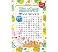 Easter Word Search Puzzle Book: 50+ Large Print Puzzles for Kids, Teens, Adults & Seniors | 6x9 Inch Size, 110 Pages of Fun Spring Brain Games | Perfect Easter Basket Gift | Solutions Included