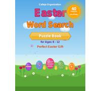 Easter Word Search Puzzle Book for Ages 8-12: 40 Fun Easter-Themed Puzzles with Solutions | Perfect Easter Gift