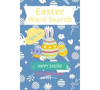 Easter Word Search Puzzle Book: Word Searches with Easy to Read Print about Easter, Spring, Flowers, and More - 6x9 inches, 110 pages - 50+ Puzzles...Gifts for Holidays, Easter Baskets, and Children