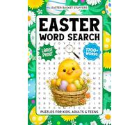 Easter Word Search Puzzles Large Print: Fun Themed Word Find Book for Kids, Teens, and Adults, Perfect Basket Stuffers Gift Ideas for Boys and Girls