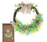 Easter Wreath - 15 Inch Lily Fake Party Decoration | Home Decoration and Easter Wreath for Indoor | Holiday Thanksgiving Desks