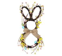 Easter Wreath, Artificial Large Spring, Easter Egg Wreath for Front Door, for Balcony Garden Yard Patio Porch Outdoor Home Farmhouse Restaurant School Office
