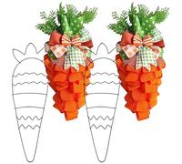 Easter Wreath Frame Set - 30cm 4-Pieces Craft Form, Spring Holiday Decorative Accent | Home School Garden Front Door Farmhouse Patio Balcony Indoor Outdoor DIY Seasonal Decoration Supplies