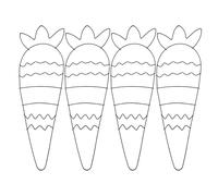 Easter Wreath Shape - Decorative Accent Base | Four Piece Craft Frame | Ring Making Set, Seasonal DIY Display Support, Versatile Design Structure of Door Decoration for Home School