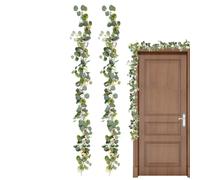 Easter Wreath - Soft Rubber + Silk Flower + PE 170 cm | 2-Piece Egg | Green Vines for Seasonal Decoration with Lifelike Flower Details Create a Fresh, Festive Atmosphere for the East