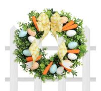 Easter Wreaths, Decoration with Eggs and Hand-Decorated - Easter Decorations for Outdoors | For Home Friends Family Porch Outdoor Wall Indoor Festivities