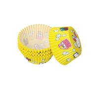 Easter Yellow Bunny Cupcake Case, 200Pcs Rabbit Muffin Cup Cake Paper Liners Small Easter Cupcake Wrapper Paper Cases for Baking Bunny Paper Cupcake Cases for Easter Birthday Party Cake Decoration