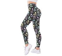 Easter Yoga Pants Womens Plus Size Gym Sport wear Stretchy high Waisted Skinny Yoga Pants Shaping Leggings Funny Cute Bunny Egg Printed Patterned Leggings Workout Running Sport Legging Tights Black