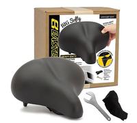 Eastern Big Softy Comfort Bike Seat - Version 1 Rail, Wide Foam Padded Saddle for Exercise & Bikes