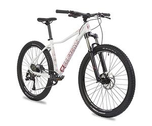 Eastern Bikes Alpaka 27.5" Lightweight MTB Mountain Bike, 9-Speed, Hydraulic Disc Brakes, Suspension Fork Available in 3 Frame Sizes. (15", White)
