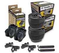Eastern Bikes Growler Tyre Replacement Kits 26" x 2.125" (Black, 2 pack With Tubes)