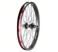 Eastern Bikes Throttle 20 Inch BMX Wheel - Double Wall Rim, Sealed Bearing Hub, Front or Rear, BMX Freestyle Wheel (Black, Front (3/8")) (Black, Rear (14mm))