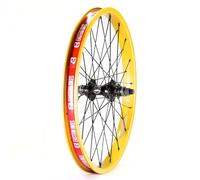 Eastern Bikes Throttle 20 Inch BMX Wheel - Double Wall Rim, Sealed Bearing Hub, Front or Rear, BMX Freestyle Wheel (Gold, Rear (14mm))