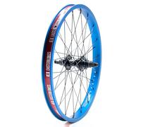 Eastern Bikes Throttle 20 Inch BMX Wheel - Double Wall Rim, Sealed Bearing Hub, Front or Rear, BMX Freestyle Wheel (Blue, Rear (14mm))