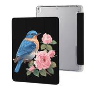Eastern Bluebird And Pretty Roses Case Compatible for IPAD Pro (10.5in) /IPAD Air3(10.5in) Tablet Cases Protective Stand Cover