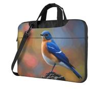 Eastern Bluebird Laptop Bag 13-15.6Inch, 360° Protective Laptop Sleeve Case Shockproof Messenger Shoulder Bag Waterproof Computer Case Carrying Cover Briefcases for Men Women