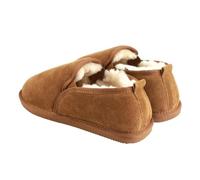 Eastern Counties Leather Mens Avi Sheepskin Hard Sole Slippers (8 UK) (Chestnut)
