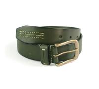 Eastern Counties Leather Mens Cole Leather Waist Belt - Olive - 28in - 32in - Olive - 90% Leather/10% Brass