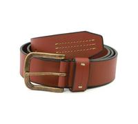 Eastern Counties Leather Mens Cole Leather Waist Belt - Tan - 32in - 36in - Tan - 90% Leather/10% Brass