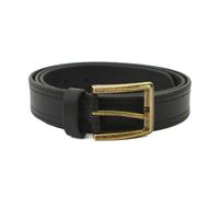 Eastern Counties Leather Mens Connor Leather Waist Belt - Black - 32in - 36in - Black - 90% Leather/10% Brass