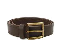 Eastern Counties Leather Mens Connor Leather Waist Belt - Brown - 32in - 36in - Brown - 90% Leather/10% Brass