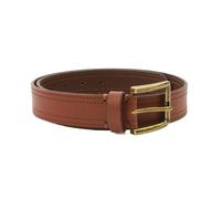 Eastern Counties Leather Mens Connor Leather Waist Belt - Tan - 32in - 36in - Tan - 90% Leather/10% Brass