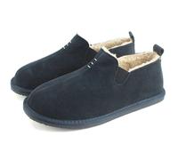 Eastern Counties Leather Mens David Suede Hard Sole Slipper Boots - Navy - 9 UK - Navy