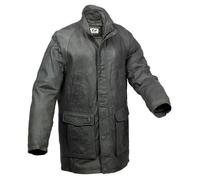 Eastern Counties Leather Mens Leather Mid Length Jacket - Charcoal - 40 - Charcoal