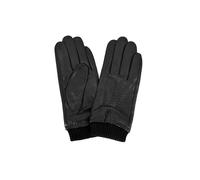 Eastern Counties Leather Mens Rib Cuff Gloves - Black - L - Black - 95% Leather/5% Fleece