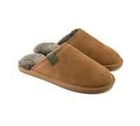 Eastern Counties Leather Mens Tipped Sheepskin Slippers - Chestnut - 12 UK - Chestnut