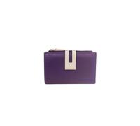Eastern Counties Leather Rebecca Contrast Purse - Purple/Ivory - Purple/Ivory - One Size