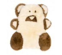 Eastern Counties Leather Sheepskin Teddy Bear Rug Brown (One Size)