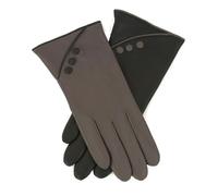 Eastern Counties Leather Womens Caroline Leather Gloves - Black/Grey - S - Black/Grey