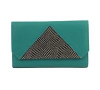 Eastern Counties Leather Women's Connie Snake Print Leather Purse in Blue Eastern Counties Leather Blue One Size